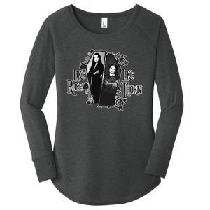 The Addams Family TV Series – Mothers Day Morticia Wednesday Women's Perfect Tri Tunic Long Sleeve Shirt