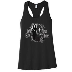 The Addams Family TV Series – Mothers Day Morticia Wednesday Women's Racerback Tank