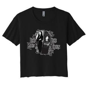 The Addams Family TV Series – Mothers Day Morticia Wednesday Women's Crop Top Tee