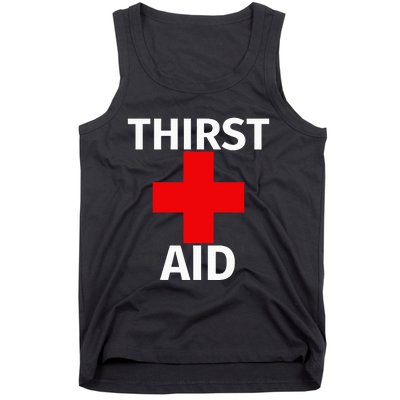 Thirst Aid Funny Drinking Tank Top