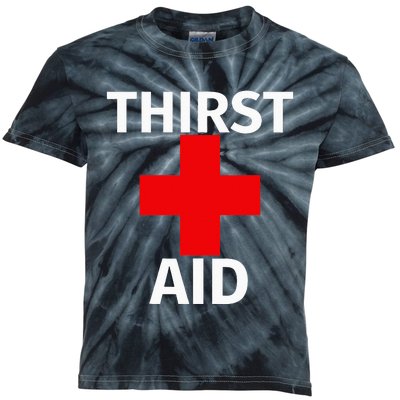 Thirst Aid Funny Drinking Kids Tie-Dye T-Shirt