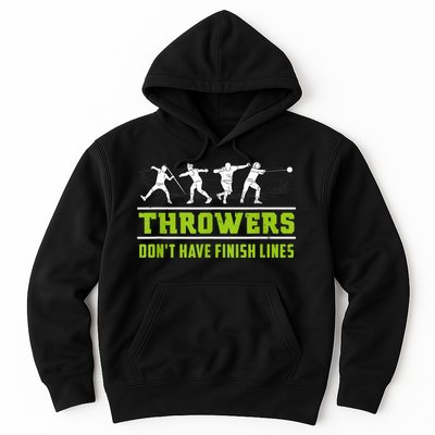 Track And Field Throwing Shot Put Outfit Finish Line Hoodie