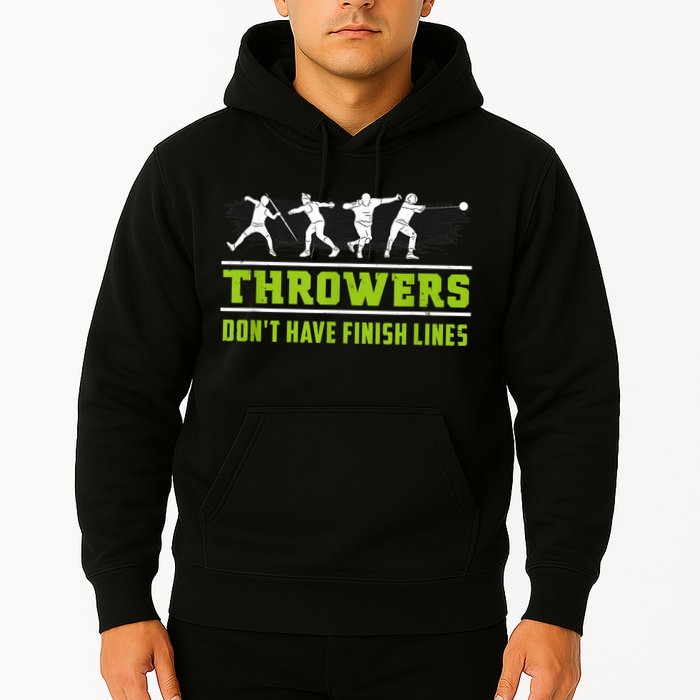 Track And Field Throwing Shot Put Outfit Finish Line Hoodie