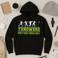 Track And Field Throwing Shot Put Outfit Finish Line Hoodie