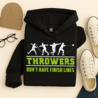 Track And Field Throwing Shot Put Outfit Finish Line Hoodie