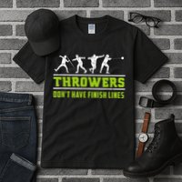 Track And Field Throwing Shot Put Outfit Finish Line Tall T-Shirt