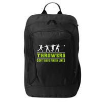 Track And Field Throwing Shot Put Outfit Finish Line City Backpack