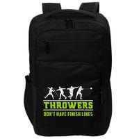 Track And Field Throwing Shot Put Outfit Finish Line Impact Tech Backpack