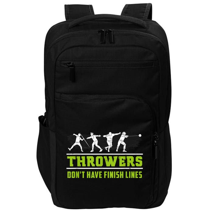 Track And Field Throwing Shot Put Outfit Finish Line Impact Tech Backpack