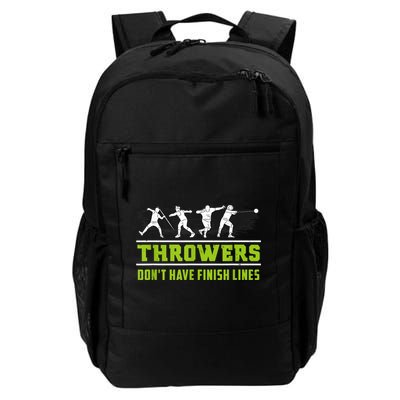 Track And Field Throwing Shot Put Outfit Finish Line Backpack