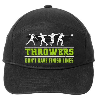 Track And Field Throwing Shot Put Outfit Finish Line 7-Panel Snapback Hat