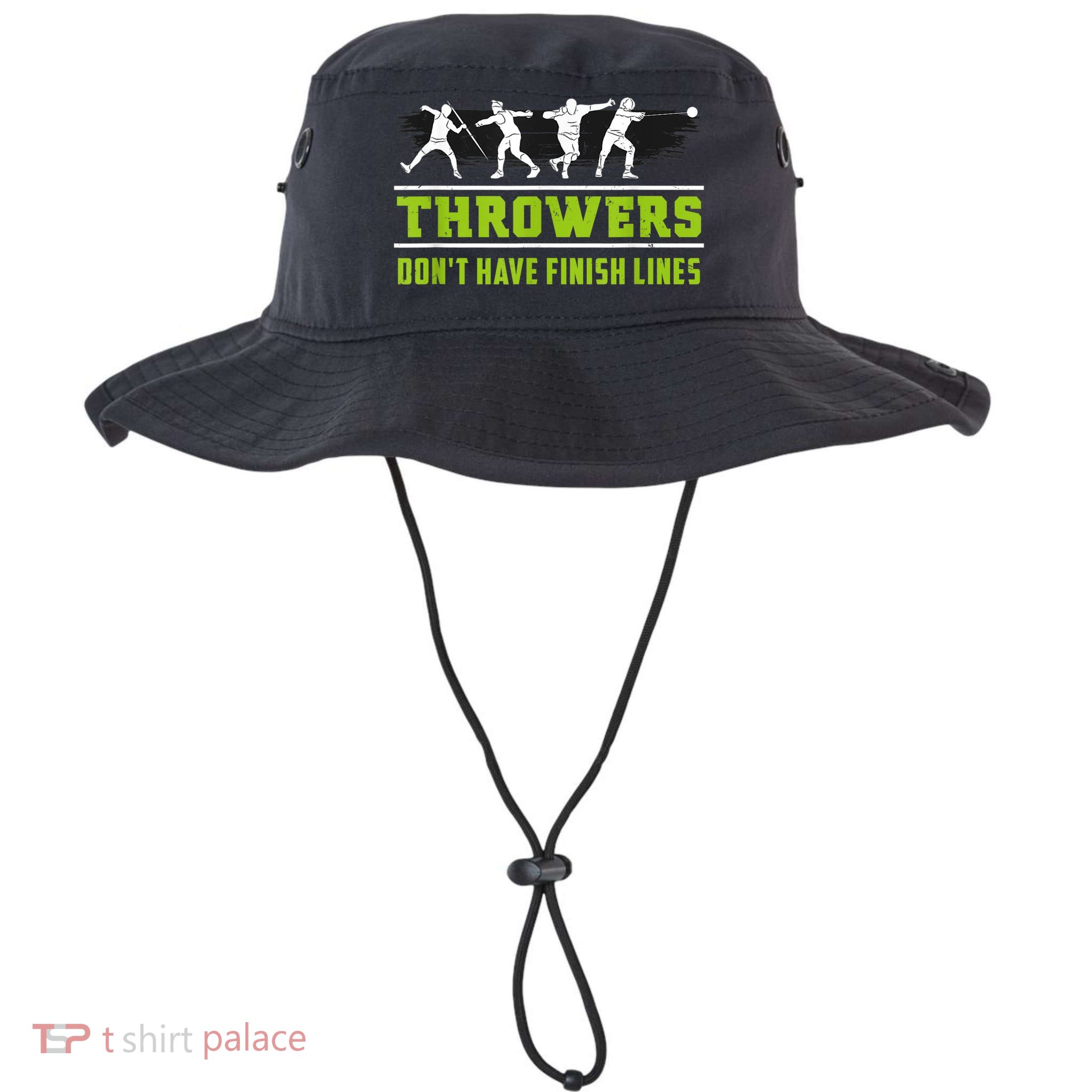 Track And Field Throwing Shot Put Outfit Finish Line Bucket Hat