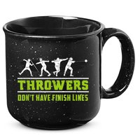 Track And Field Throwing Shot Put Outfit Finish Line 15oz Campfire Ceramic Mug