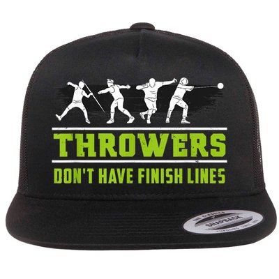 Track And Field Throwing Shot Put Outfit Finish Line Flatbill Hat
