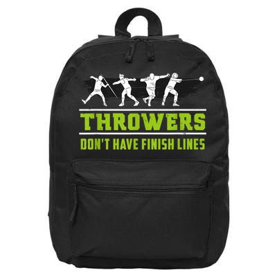 Track And Field Throwing Shot Put Outfit Finish Line 16 in Basic Backpack