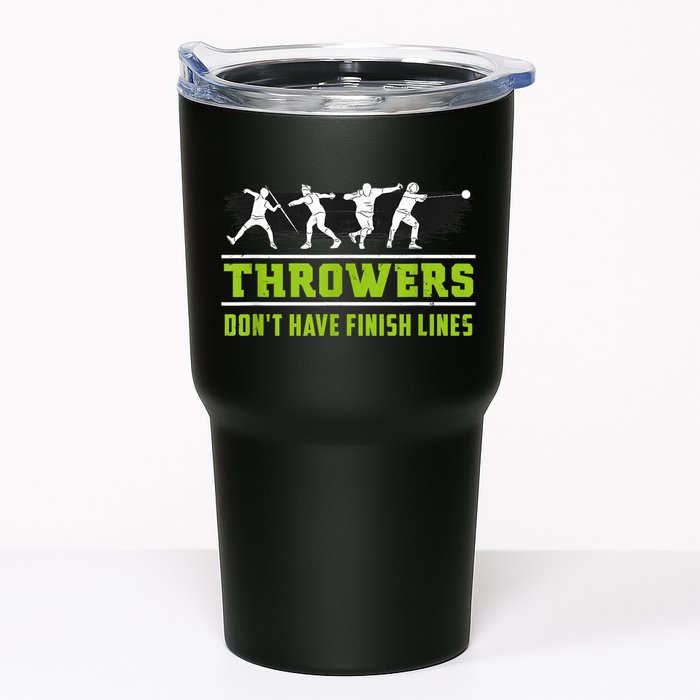 Track And Field Throwing Shot Put Outfit Finish Line Tumbler