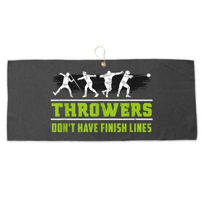 Track And Field Throwing Shot Put Outfit Finish Line Large Microfiber Waffle Golf Towel