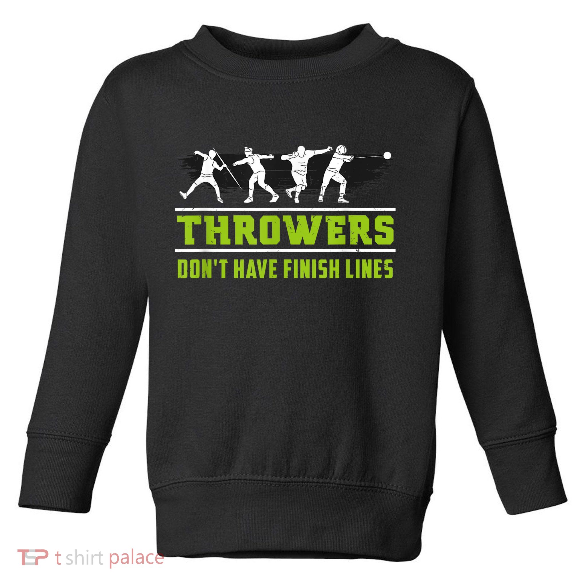 Track And Field Throwing Shot Put Outfit Finish Line Toddler Sweatshirt