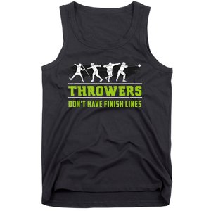 Track And Field Throwing Shot Put Outfit Finish Line Tank Top