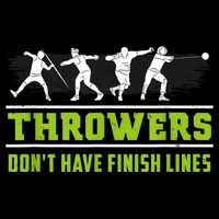 Track And Field Throwing Shot Put Outfit Finish Line Toddler T-Shirt