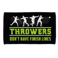 Track And Field Throwing Shot Put Outfit Finish Line Microfiber Hand Towel