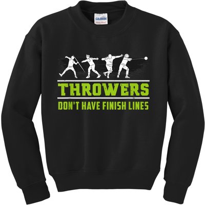 Track And Field Throwing Shot Put Outfit Finish Line Kids Sweatshirt
