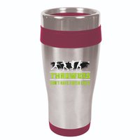 Track And Field Throwing Shot Put Outfit Finish Line 16oz Travel Tumbler
