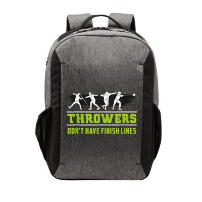 Track And Field Throwing Shot Put Outfit Finish Line Vector Backpack