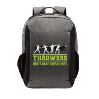 Track And Field Throwing Shot Put Outfit Finish Line Vector Backpack