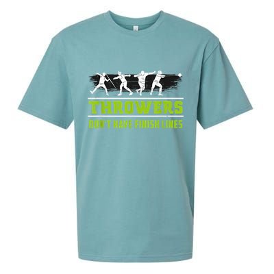 Track And Field Throwing Shot Put Outfit Finish Line Sueded Cloud Jersey T-Shirt