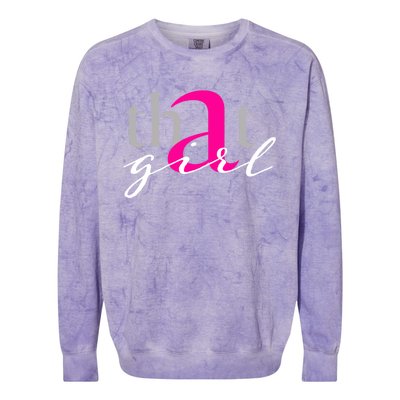 That A Female Affirmation Black Magic Meaningful Gift Colorblast Crewneck Sweatshirt