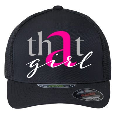 That A Female Affirmation Black Magic Meaningful Gift Flexfit Unipanel Trucker Cap