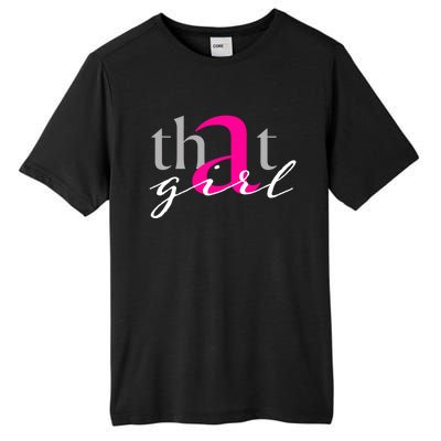 That A Female Affirmation Black Magic Meaningful Gift Tall Fusion ChromaSoft Performance T-Shirt