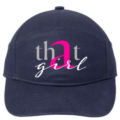 That A Female Affirmation Black Magic Meaningful Gift 7-Panel Snapback Hat