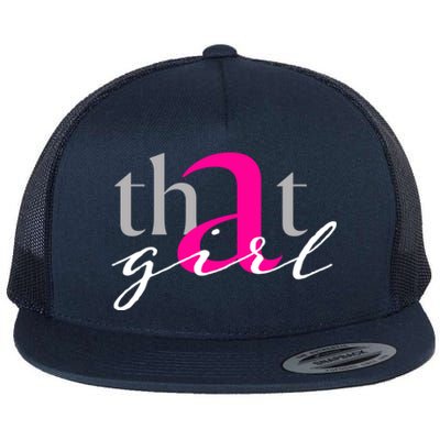 That A Female Affirmation Black Magic Meaningful Gift Flat Bill Trucker Hat