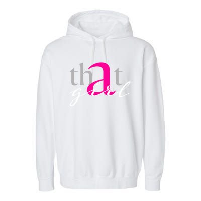 That A Female Affirmation Black Magic Meaningful Gift Garment-Dyed Fleece Hoodie