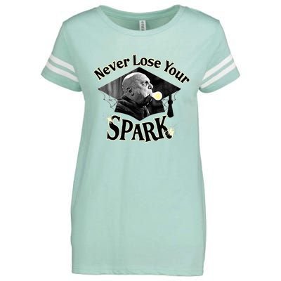 The Addams Family Tv Series – Uncle Fester Graduation Spark Enza Ladies Jersey Football T-Shirt