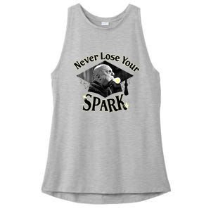 The Addams Family Tv Series – Uncle Fester Graduation Spark Ladies PosiCharge Tri-Blend Wicking Tank