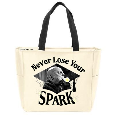 The Addams Family Tv Series – Uncle Fester Graduation Spark Zip Tote Bag