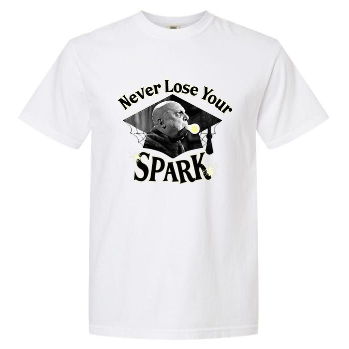 The Addams Family Tv Series – Uncle Fester Graduation Spark Garment-Dyed Heavyweight T-Shirt