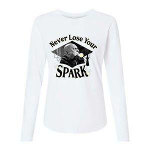 The Addams Family Tv Series – Uncle Fester Graduation Spark Womens Cotton Relaxed Long Sleeve T-Shirt