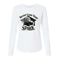 The Addams Family Tv Series – Uncle Fester Graduation Spark Womens Cotton Relaxed Long Sleeve T-Shirt