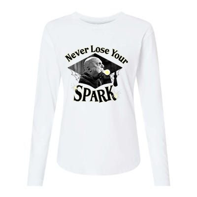 The Addams Family Tv Series – Uncle Fester Graduation Spark Womens Cotton Relaxed Long Sleeve T-Shirt