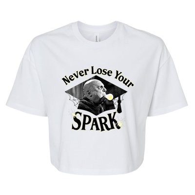 The Addams Family Tv Series – Uncle Fester Graduation Spark Bella+Canvas Jersey Crop Tee