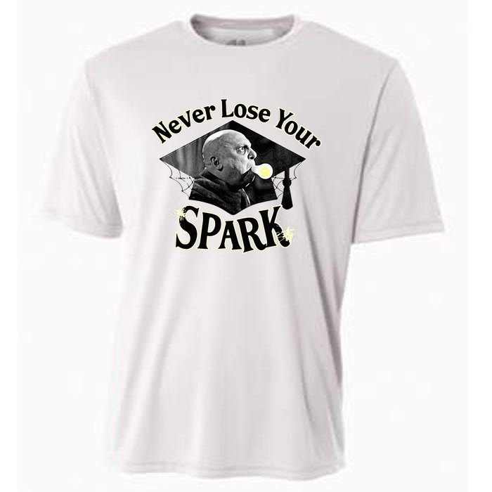 The Addams Family Tv Series – Uncle Fester Graduation Spark Cooling Performance Crew T-Shirt