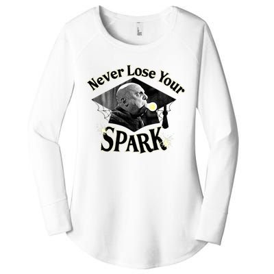 The Addams Family Tv Series – Uncle Fester Graduation Spark Women's Perfect Tri Tunic Long Sleeve Shirt