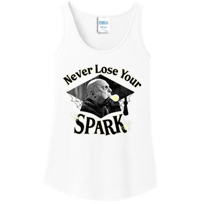 The Addams Family Tv Series – Uncle Fester Graduation Spark Ladies Essential Tank