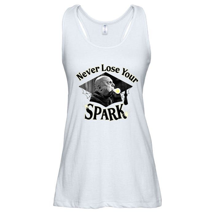 The Addams Family Tv Series – Uncle Fester Graduation Spark Ladies Essential Flowy Tank