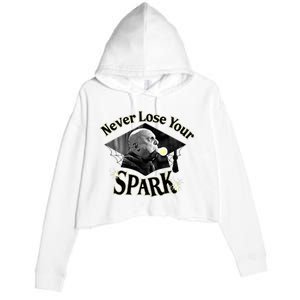 The Addams Family Tv Series – Uncle Fester Graduation Spark Crop Fleece Hoodie