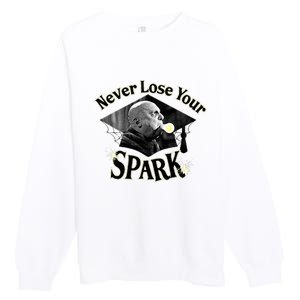 The Addams Family Tv Series – Uncle Fester Graduation Spark Premium Crewneck Sweatshirt